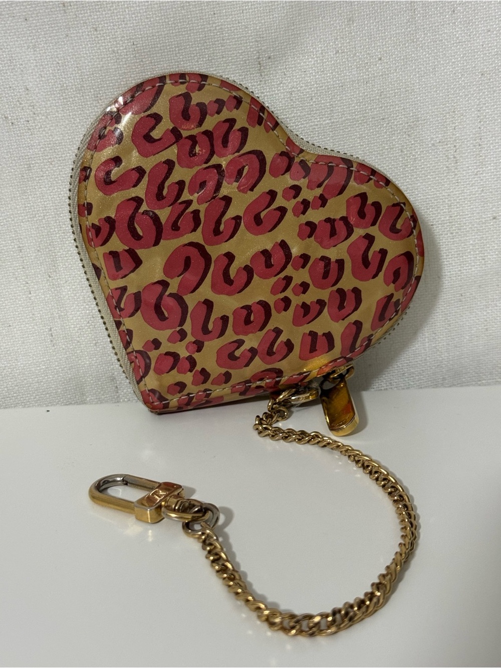 Louis Vuitton Stephen Sprouse Heart in Vernis Coin Purse - Picture 5 of 8